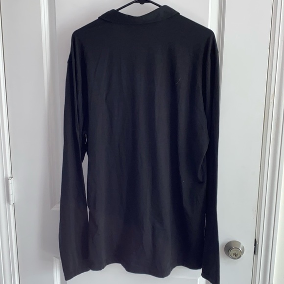 Lululemon Men’s Evolution Polo Long Sleeve Black - Picture 3 of 3
